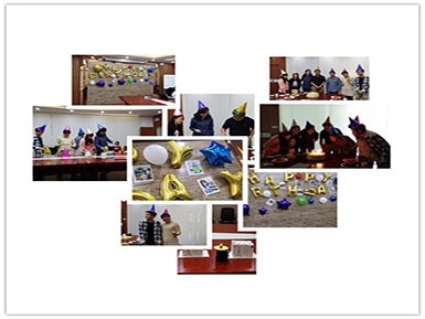 公司举办2015年第一、第二季度员工庆生活动